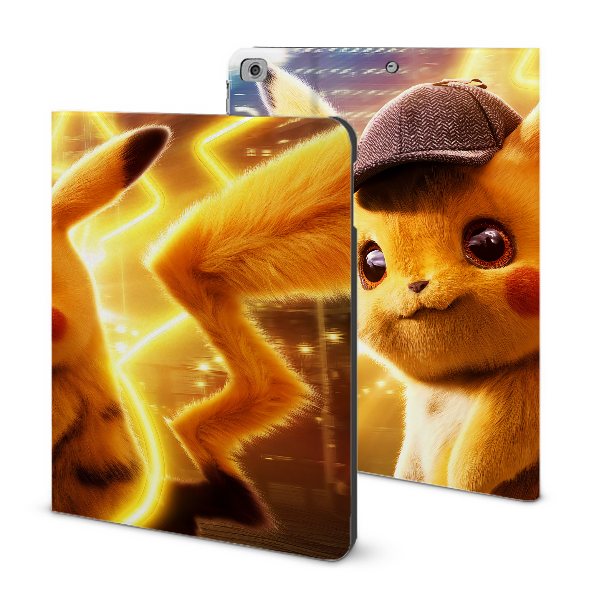 （画像用） ポケットモンスター Pokémon IPad ケース ブック型 PUレザー TPU 耐衝撃 軽量 薄型 ペン収納なし 全面保護 IPad 各モデル対応